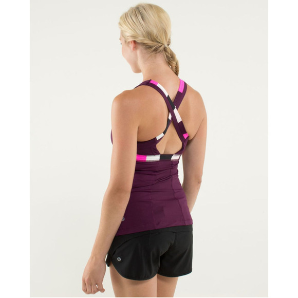 Lululemon Run Bra Tank 4 Plum NWOT - Picture 2 of 14